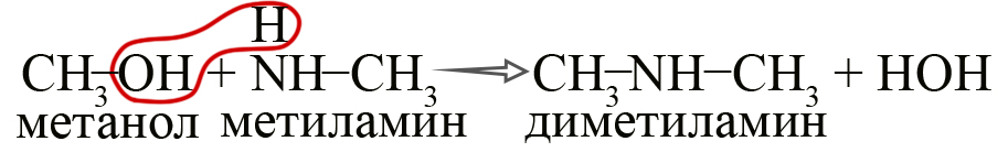 Получение вторичного амина при взаимодействии первичного амина со спиртом