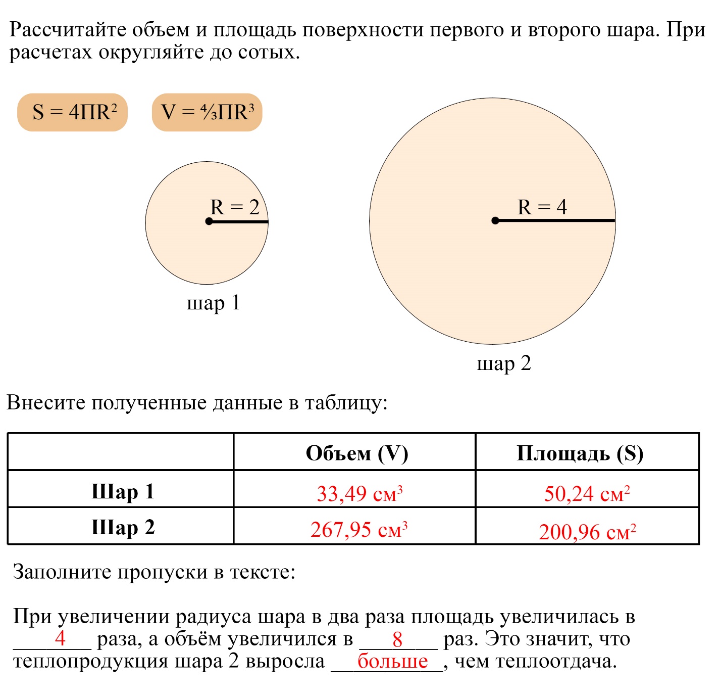 Геометрия и экология Как доказать правило Бергмана