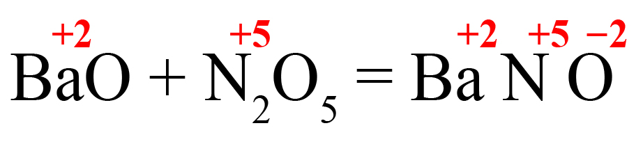 Взаимодействие оксида бария с оксидом азота V Взаимодействие оксида бария с оксидом азота V